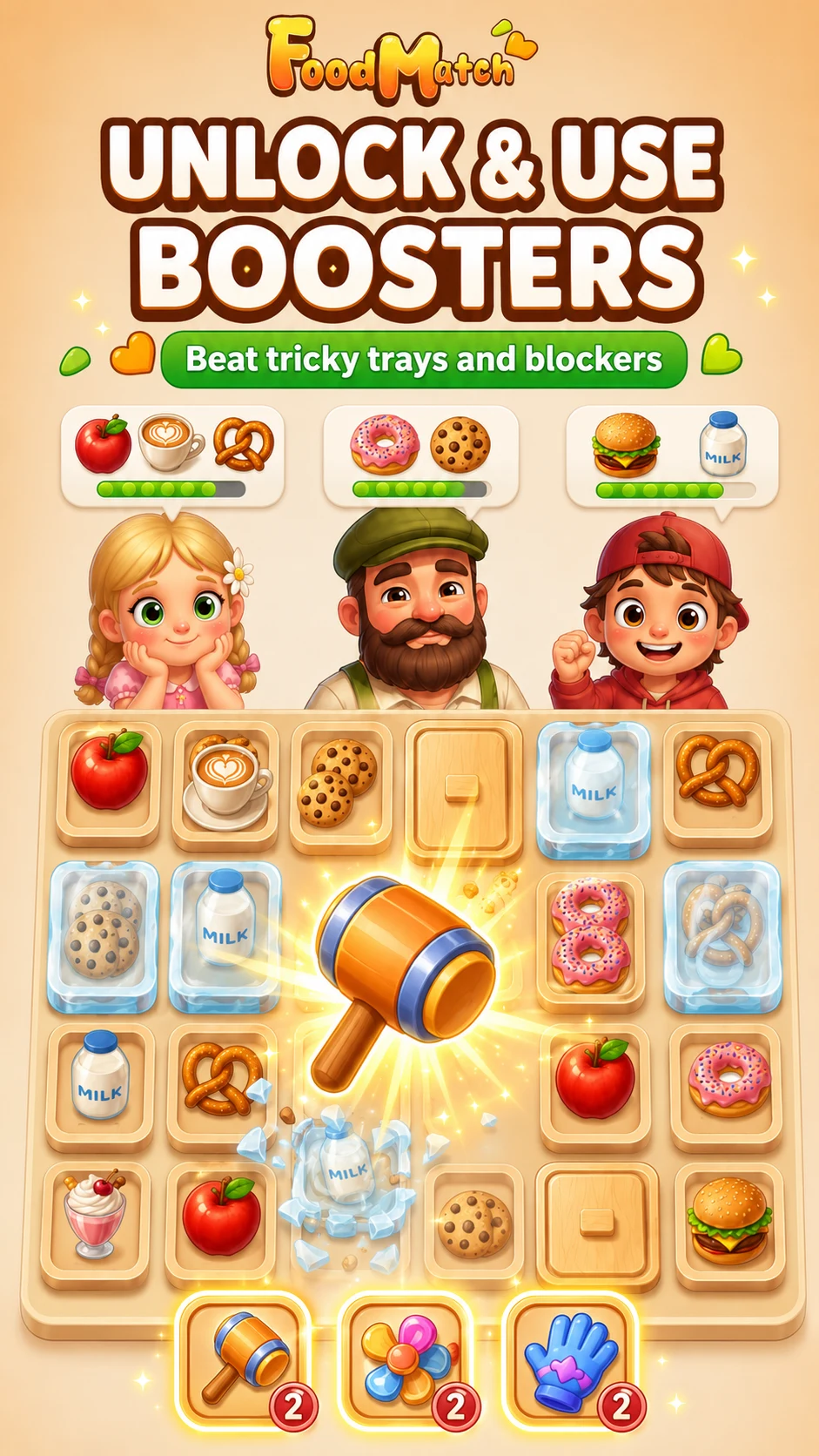 Food Match: Tray Serve screenshot
