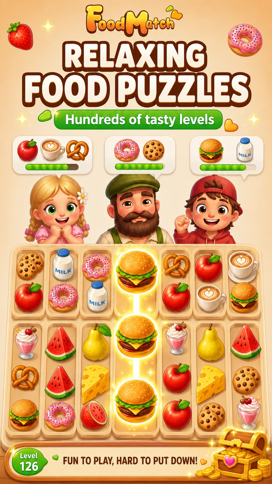 Food Match: Tray Serve screenshot